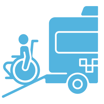 Icon verdeutlich ein Rollstuhltaxi von AmmerseeTaxi